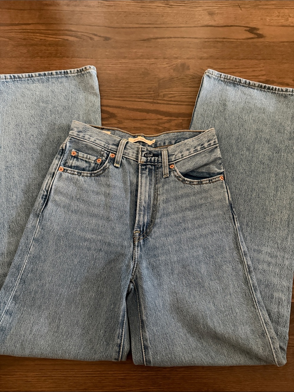 Levi's Light Blue Straight Leg Jeans